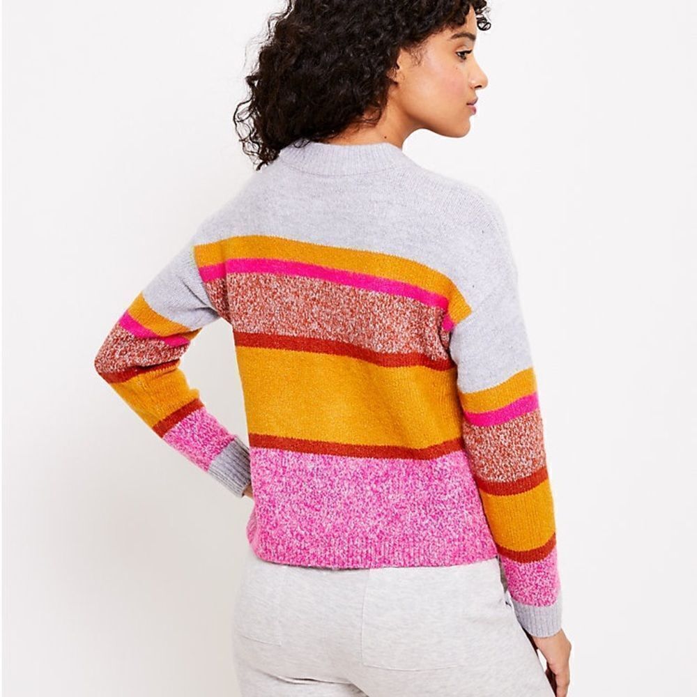 Lou & Grey Striped Sweater size Small - Picture 2 of 8